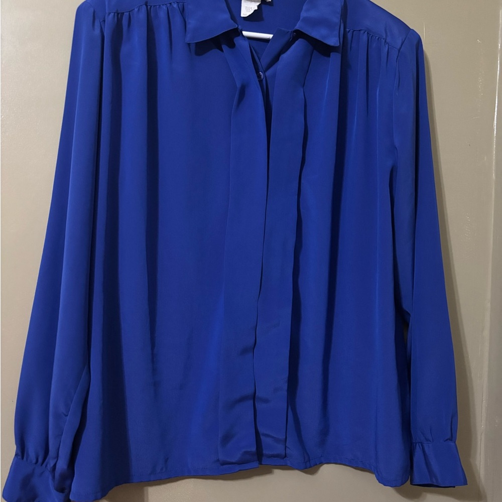 Worthington Royal Blue Women's Blouse